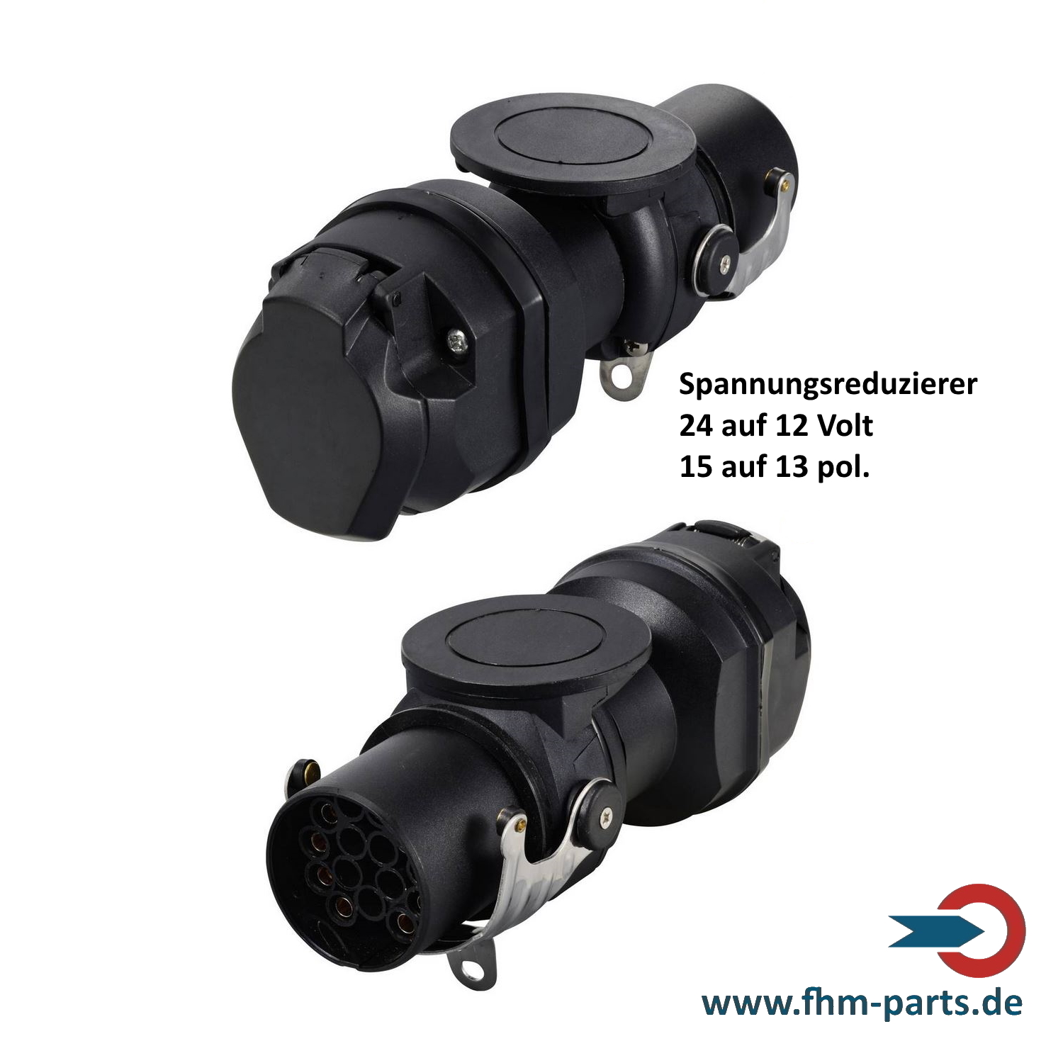 Spannungsreduzierer 24V-15pol. auf 12V-13-pol.