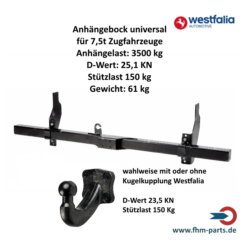 Anhängebock Westfalia 313404