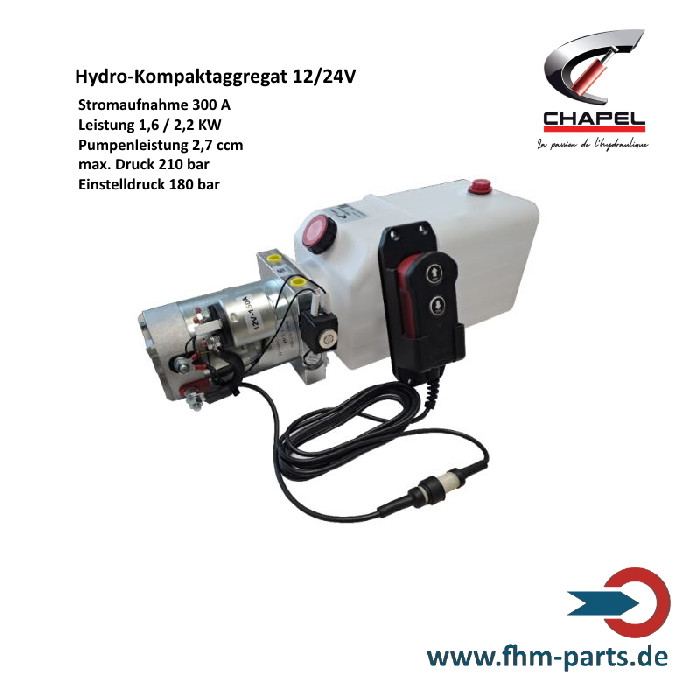 Elektro-Hydraulikaggregate für einstufiges Fördervolumen Typ PYE-03/3/10/3-M Elektro-Hydraulikaggregate für einstufiges Fördervolumen Typ PYE-03/3/10/3-M