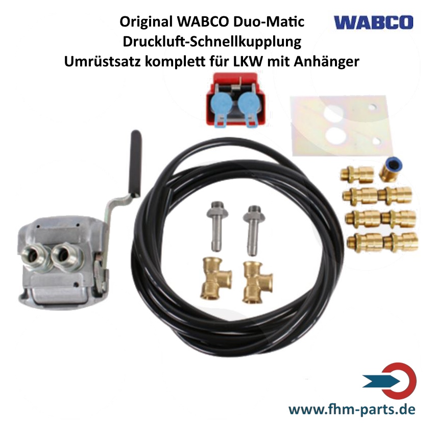 Wabco Umrüstsatz Duo-Matic Zugmaschine m. Anhänger auch für Schlepper 4528029202
